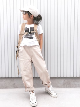 「UNDERCOVER（アンダーカバー）のアイテム」を使った、nanaさん（キッズ・104cm）の夏コーディネート