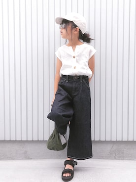 nanaさん（キッズ・104cm）の夏コーディネート