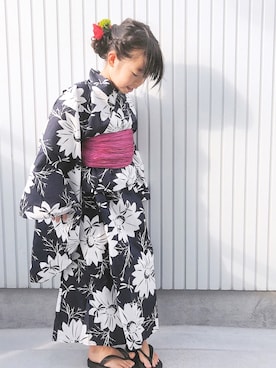 nanaさん（キッズ・104cm）の夏コーディネート