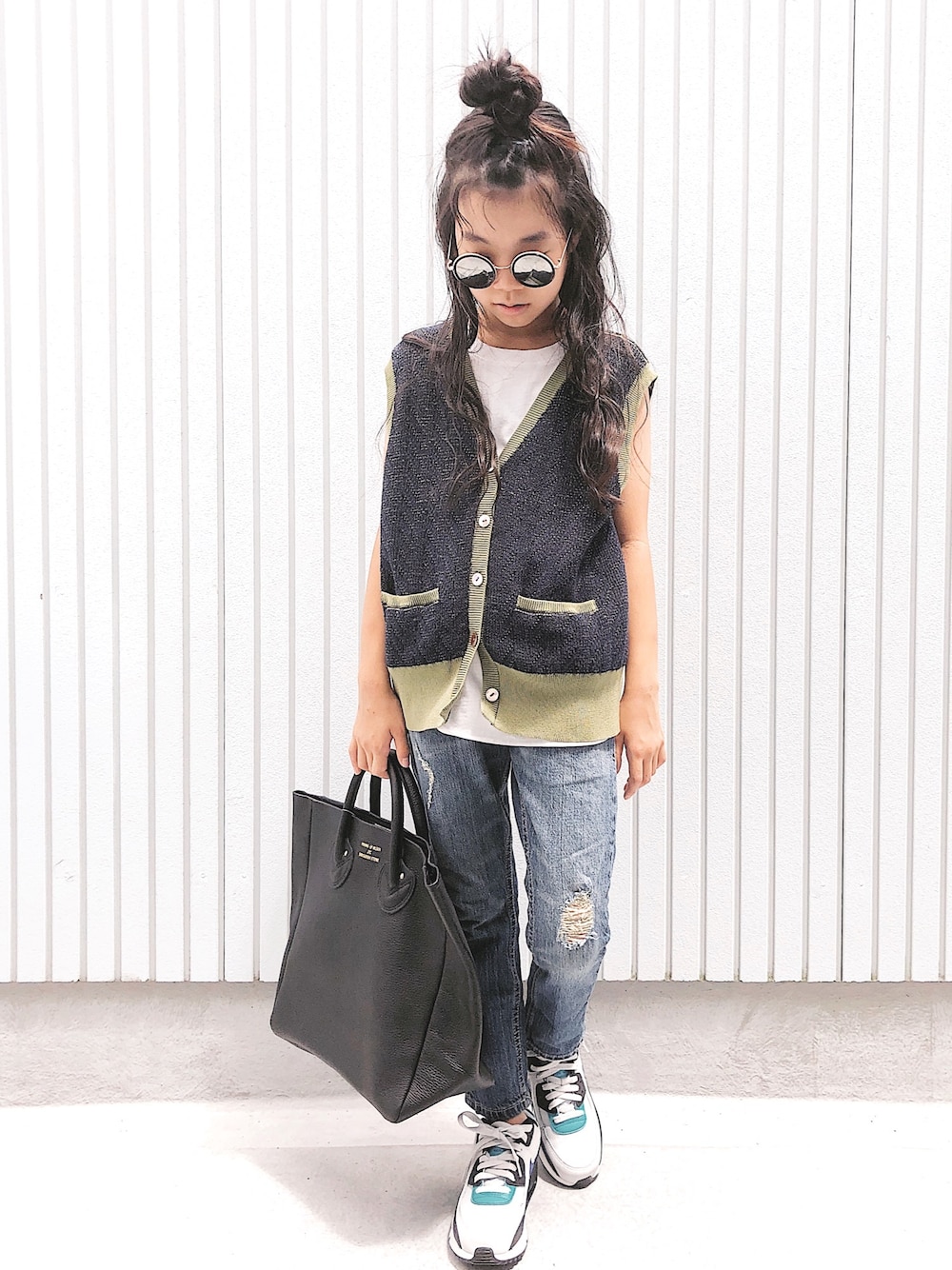 6（ロク）の「＜6(ROKU)＞CABLE KNIT VEST/ベスト（ベスト