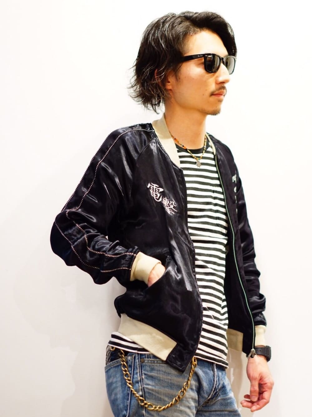 RUDE GALLERYのブルゾンを使ったメンズ人気ファッションコーディネート