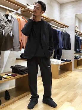 「SHAKA」｜「アイテム（ジャケット/アウター）」を使った、深尾さん（メンズ・177cm）の秋コーディネート