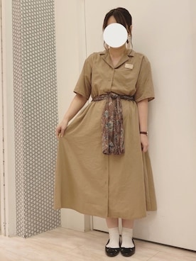 「Kastane（カスタネ）のアイテム（財布/小物）」を使った、ちひろさん（レディース・154cm）の夏コーディネート