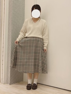 ちひろさん(レディース・154cm)の秋コーディネート