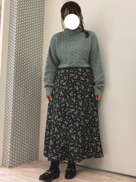 ちひろさん（レディース・154cm）の冬コーディネート