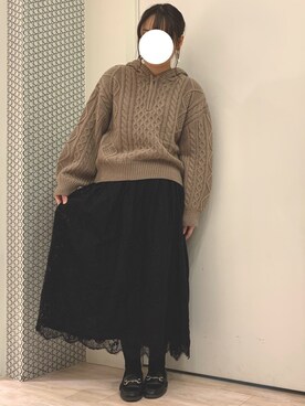 ちひろさん(レディース・154cm)の冬コーディネート