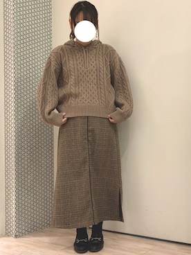 ちひろさん(レディース・154cm)の冬コーディネート