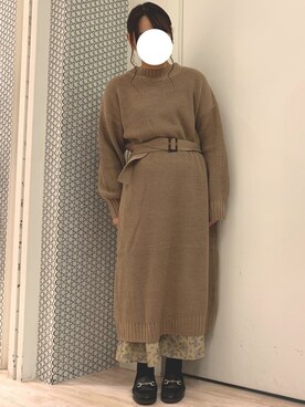 ちひろさん（レディース・154cm）の冬コーディネート