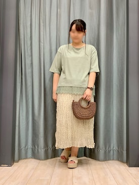 ちひろさん（レディース・154cm）の夏コーディネート