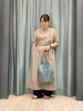 「Petit fleur（プチフルール）のアイテム」を使った、ちひろさん（レディース・154cm）の夏コーディネート