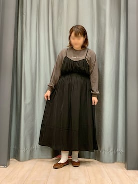 「ELENCARE DUE」｜「アイテム（ワンピース/ドレス）」を使った、ちひろさん（レディース・154cm）の夏コーディネート