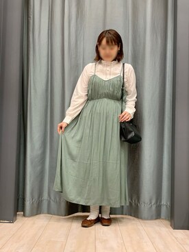 「ELENCARE DUE」｜「アイテム（ワンピース/ドレス）」を使った、ちひろさん（レディース・154cm）の夏コーディネート