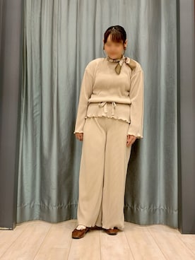 「ELENCARE DUE」｜「アイテム（ワンピース/ドレス）」を使った、ちひろさん（レディース・154cm）の秋コーディネート