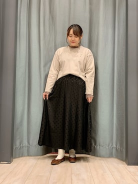 「Furryrate（ファーリーレート）のアイテム」を使った、ちひろさん（レディース・154cm）の秋コーディネート