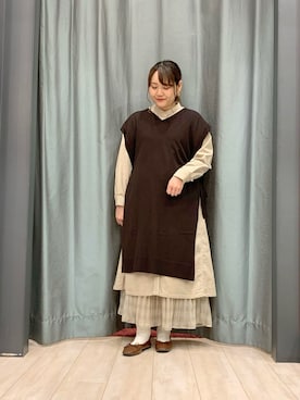 ちひろさん（レディース・154cm）の秋コーディネート