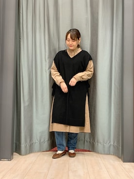 ちひろさん（レディース・154cm）の秋コーディネート