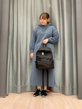 「DISCUS（ディスカス）のアイテム」を使った、ちひろさん（レディース・154cm）の秋コーディネート