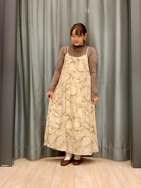 「マーブル」｜ちひろさん（レディース・154cm）の秋コーディネート