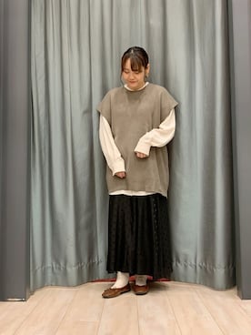 「furryrate」｜ちひろさん（レディース・154cm）の秋コーディネート