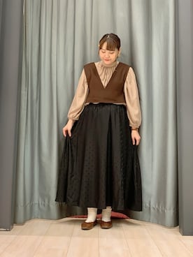 「furryrate」｜ちひろさん（レディース・154cm）の秋コーディネート