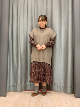 ちひろさん（レディース・154cm）の秋コーディネート