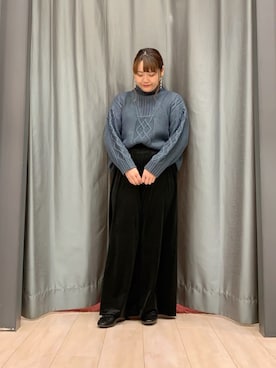 「RAY CASSIN FAVORI（レイカズンフェバリ）のアイテム」を使った、ちひろさん（レディース・154cm）の秋コーディネート