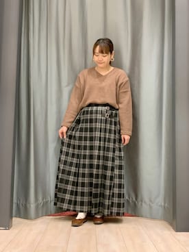 「furryrate」｜ちひろさん（レディース・154cm）の秋コーディネート