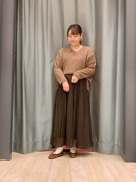 「furryrate」｜ちひろさん（レディース・154cm）の秋コーディネート