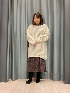 ちひろさん（レディース・154cm）の冬コーディネート