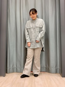 「ELENCARE DUE」｜「アイテム（チュニック）」を使った、ちひろさん（レディース・154cm）の冬コーディネート
