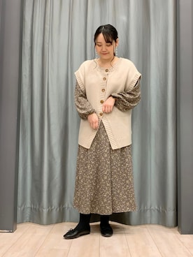 「マルチWAY」｜ちひろさん（レディース・154cm）の冬コーディネート