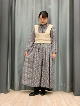ちひろさん(レディース・154cm)の冬コーディネート