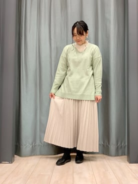 「ELENCARE DUE（エレンカーレデュエ）のアイテム」を使った、ちひろさん（レディース・154cm）の冬コーディネート