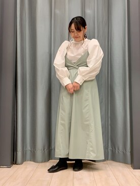 「ELENCARE DUE」｜「アイテム（ワンピース/ドレス）」を使った、ちひろさん（レディース・154cm）の冬コーディネート