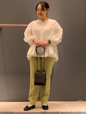 「ELENCARE DUE」｜ちひろさん（レディース・154cm）の春コーディネート