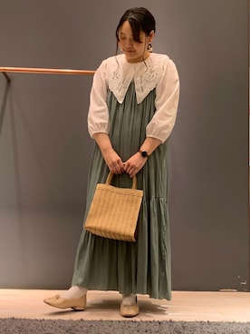 「ELENCARE DUE」｜ちひろさん（レディース・154cm）の春コーディネート