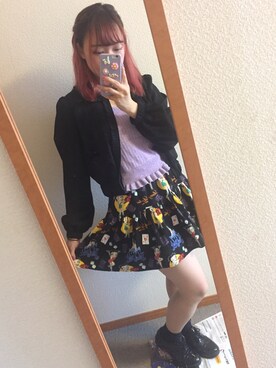 「Ank Rouge（アンクルージュ）のアイテム（ブルゾン）」を使った、domeさん（レディース・160cm）の秋コーディネート