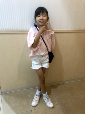 ののさん(キッズ・126cm)の夏コーディネート