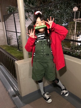 「DIABLE（ディアブル）のアイテム」を使った、ののさん（キッズ・129cm）の冬コーディネート