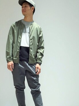 「SHARE PARK（シェアパーク）のアイテム」を使った、SHARE PARKさん（メンズ・172cm）の夏コーディネート