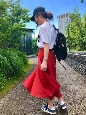 「SHARE PARK（シェアパーク）のアイテム」を使った、SHARE PARKさん（レディース・155cm）の春コーディネート