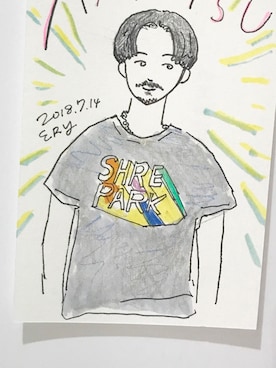 「SHARE PARK（シェアパーク）のアイテム」を使った、SHARE PARKさん（メンズ・173cm）の夏コーディネート
