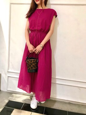 「SHARE PARK（シェアパーク）のアイテム」を使った、SHARE PARKさん（レディース・155cm）の夏コーディネート