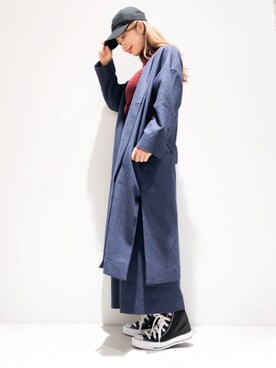 「SHARE PARK（シェアパーク）のアイテム（その他アウター）」を使った、SHARE PARKさん（レディース・162cm）の秋コーディネート