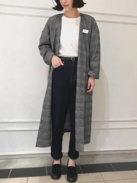 「SHARE PARK（シェアパーク）のアイテム（その他アウター）」を使った、SHARE PARKさん（レディース・157cm）の秋コーディネート