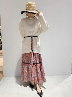 「SHARE PARK（シェアパーク）のアイテム」を使った、SHARE PARKさん（レディース・153cm）の春コーディネート