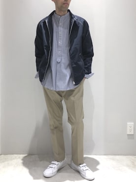 「SHARE PARK（シェアパーク）のアイテム」を使った、SHARE PARKさん（メンズ・173cm）の春コーディネート
