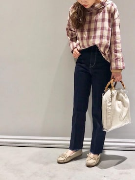 「SHARE PARK（シェアパーク）のアイテム」を使った、SHARE PARKさん（レディース・151cm）の春コーディネート