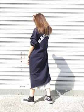 「SHARE PARK（シェアパーク）のアイテム」を使った、SHARE PARKさん（レディース・165cm）の春コーディネート