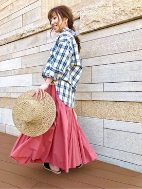 「SHARE PARK（シェアパーク）のアイテム」を使った、SHARE PARKさん（レディース・155cm）の春コーディネート